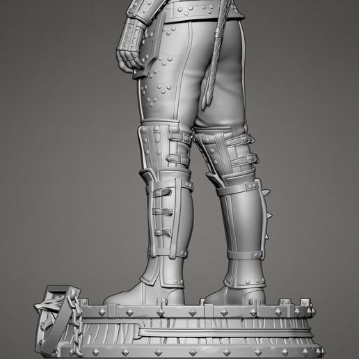 witcher-3d-print-stl-model-fdm-pla-sls-3dprinting-11.jpg Geralt Witcher 2 MODELS 1 PRICE