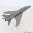 F100_02.jpg Static model kit inspired by an early supersonic combat aircraft