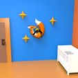 render.jpg Free 3D file fox sculpture Children's decoration - stl・3D printer model to download