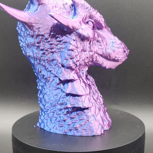 🐉 Dragon head sculpture / headphone stand・ STL File for 3D printing・Cults