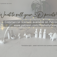 patreon-ad.png Serotonin Molecule Gift Bundle | Happiness Molecule Magnet, Keyring & Stand | Bambu + STL files
