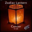 4-Cancer-Crab-Print-2.jpg Zodiac Lantern - Cancer (Crab / Lobster)