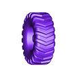 Rueda Der Trasera.stl Fichier STL gratuit Facile à imprimer Tracteur générique (esc: 1: 100)・Modèle à télécharger et à imprimer en 3D