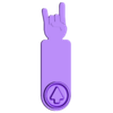 Emoji_Rock_Finger.STL Emoji Case - iPhone 12 Series