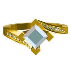 RF159147..jpg Descargar archivo STL Modelo de 3D CAD para el anillo de la boda del solitario de las mujeres • Modelo para la impresora 3D, VR3D