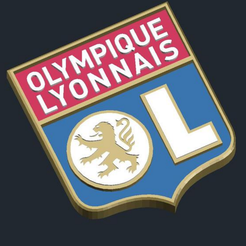 STL file Olympique Marseille Keychain 🗝️・3D print object to download・Cults