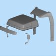 4.jpg High part RC truck Cab Sunvisor Wind Deflector