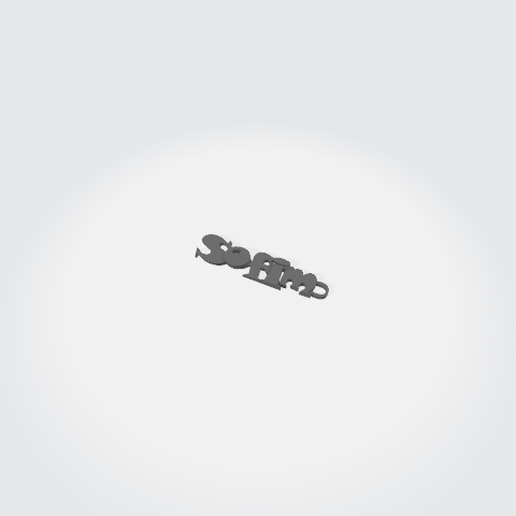 Sofim key ring 3D model