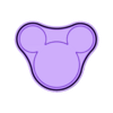 MickeyMouse VACUUM PIECE.stl MICKEY MOUSE BATH BOMB MOLD