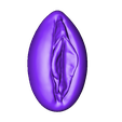 STYLIZED_PUSSY V1.stl Stylized Pussy for Key Ring(for your KEYS)