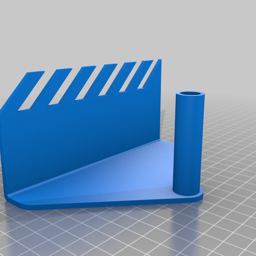 Label_Printer_Roll_Stand.png Support pour rouleau d'imprimante d'étiquettes d'expédition