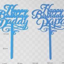 Archivo STL gratuito letras decorativas happy birthday 🎂・Idea de  impresión 3D para descargar・Cults
