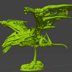 2.png Free STL file Space flying snek bug・3D printer design to download