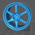 1.png Fichier STL Jantes TE37・Objet pour impression 3D à télécharger