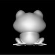 frog_toon_3.jpg Frog Toon Model - Cartoon Frog 3D Print - Cute Frog Design - Frog Character Sculpture - Animated Frog Art