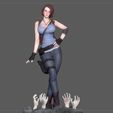 1.jpg STL-Datei JILL VALENTINE RESIDENT EVIL SEXY PRETTY GIRL GAME ANIME CHARACTER・Modell für 3D-Drucker zum Herunterladen