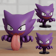 Haunter_gleam.png Haunter Chibi 3 models Pokemon Ghost Halloween