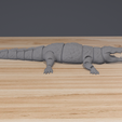 2_001_001.png Crocodile - ARTICULATING FLEXI WIGGLE PET, PRINT IN PLACE