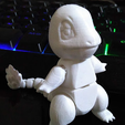 Charmander - Pokémon Flexi Articulé (impression en place, pas de support)