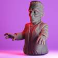 Frank02.png Finger Puppet - Frankstein Monster 3D print model
