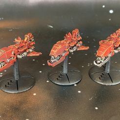 Ravagers.jpg Free 3D file Ork Ravager Attack Ship・Object to download and to 3D print