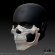 GHOST-RIDER-HELMET-10.jpg Ghost Rider - Scorpion - Skeletor - Skull Helmet and mask - Fan made - STL model 3D print digital file