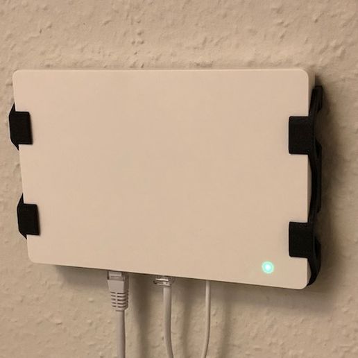 Wall mount for Alert Alarm gateway 3D model
