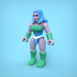 MermistaThumbnail.jpg OBJ file Mermista Mega Contrux scale・3D printer model to download