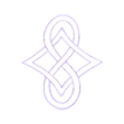 celtic knot template.stl Infinity celtic knot template, eternal life, universal love, consciousness expansion, universal love energy healing flow.