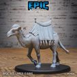 5454-Camel-Mount-Large-1.jpg Kamel Reittier ‧ DnD Miniatur ‧ Tabletop Miniaturen ‧ Gaming Monster ‧ 3D Modell ‧ RPG ‧ DnDminis ‧ STL FILE