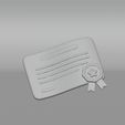 Certificate-04.jpg Modelo 3d do certificado