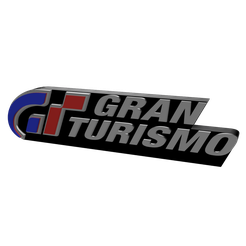 Untitled-v13.png STL file 3D MULTICOLOR LOGO/SIGN - Gran Turismo・Template to download and 3D print