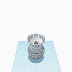 Circle-Cut-Vase.png Free STL file Circle Cut Vase - Shakaworld3d・3D printer design to download