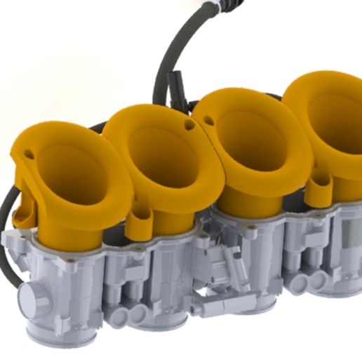 VELOCITY STACK HONDA CBR 600RR '07-'18 3D model