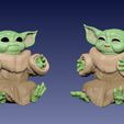06.jpg Baby Yoda "GROGU" The Child - The Mandalorian - 3D Print - 3D FanArt