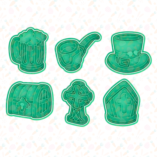 St. Patrick’s Day cookie cutter set of 6