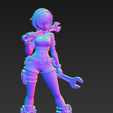 Screenshot-2025-12-01-224734.png 4 stl - SEXY MECHANIC GIRL + bonus - Cyberpunk Engineer - Full Body STL - Manga Style