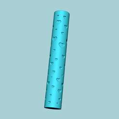 d1.png STL file Texture Roll 04 - Hearts Negative - Decoration Maker・3D printable model to download