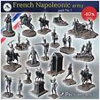 3F-AN-P01.jpg Pack of Napoleonic soldier figures No. 1 - Napoleonic era Wars Historical Eagles France 1st 32mm 28mm 20mm 15mm