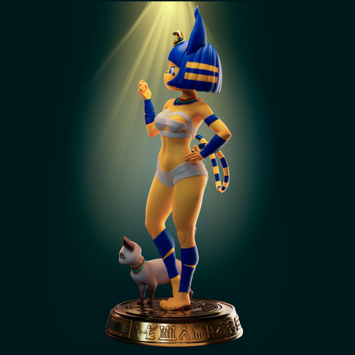 Preview33.png Ankha Animal Crossing 3D-Druck Modell