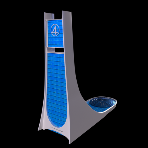 MCU Baxter Building - 3D model önizlemesi