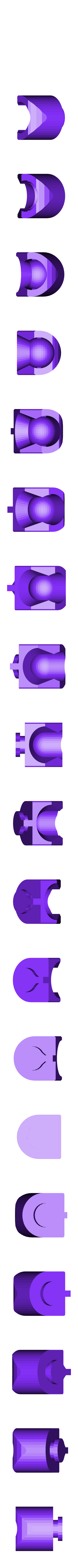 7_Leftleg1_Top.stl パワーレンジャー サンダー・メガゾード