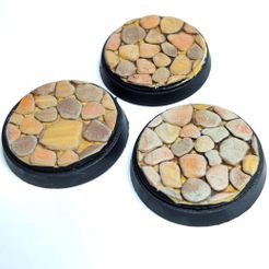 2022-02-23-10.15.47.jpg STL file Cobble Stone base topper・3D printer design to download