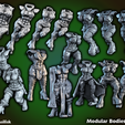 Preview_Bodies.png Space Opera - Psytauran Raiders (Modular Heroic Scale)