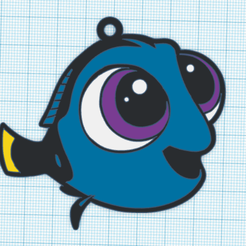 baby-dory.png Fichier STL Porte-clés Baby Dory・Modèle imprimable en 3D à télécharger