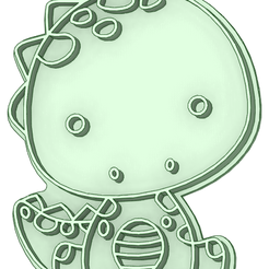 Dino-20_e.png Archivo STL Dino 20 cookie cutter・Objeto para impresora 3D para descargar