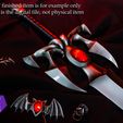 23.jpg Bloody Sword for Joseph from Identity V fantasy vampire weapon STL for  3D print