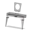 p2.webp Barbie 1962, Vanity Table ,Mirror