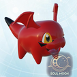 gigimon2.png Gigimon - Digimon Baby Typ II - 3D Modell für den Kunstharzdruck
