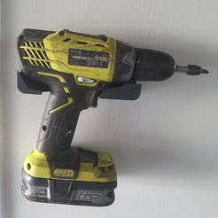 20230903_151147.jpg STL file Ryobi screwdriver holder・3D printable design to download